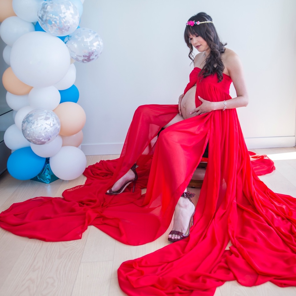 Maternity shooting dress